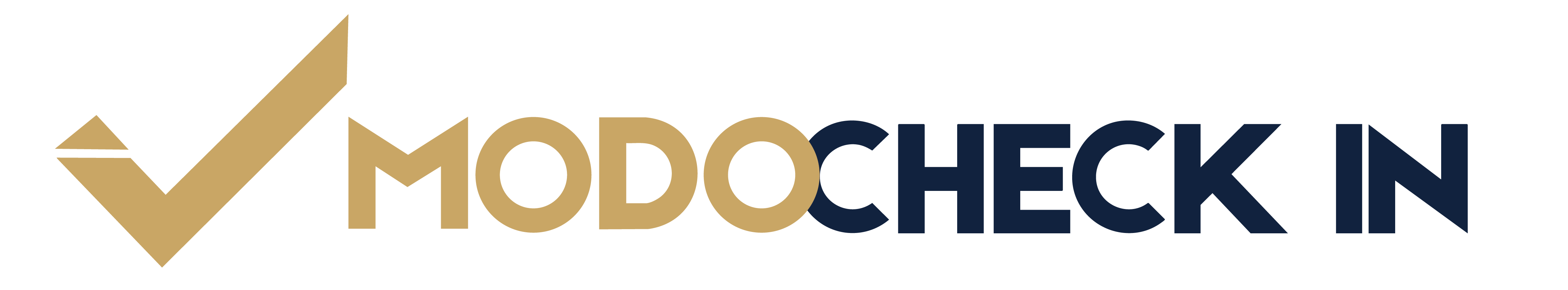 Modo Check-in Logo Blanco